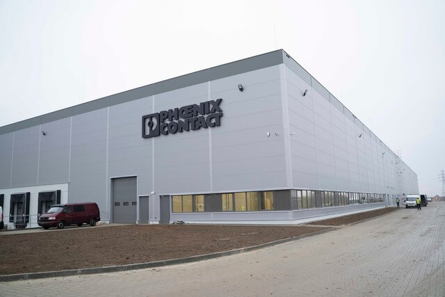 Panattoni w&nbsp;rekordowym czasie ukończyło fabrykę Phoenix Contact E-Mobility