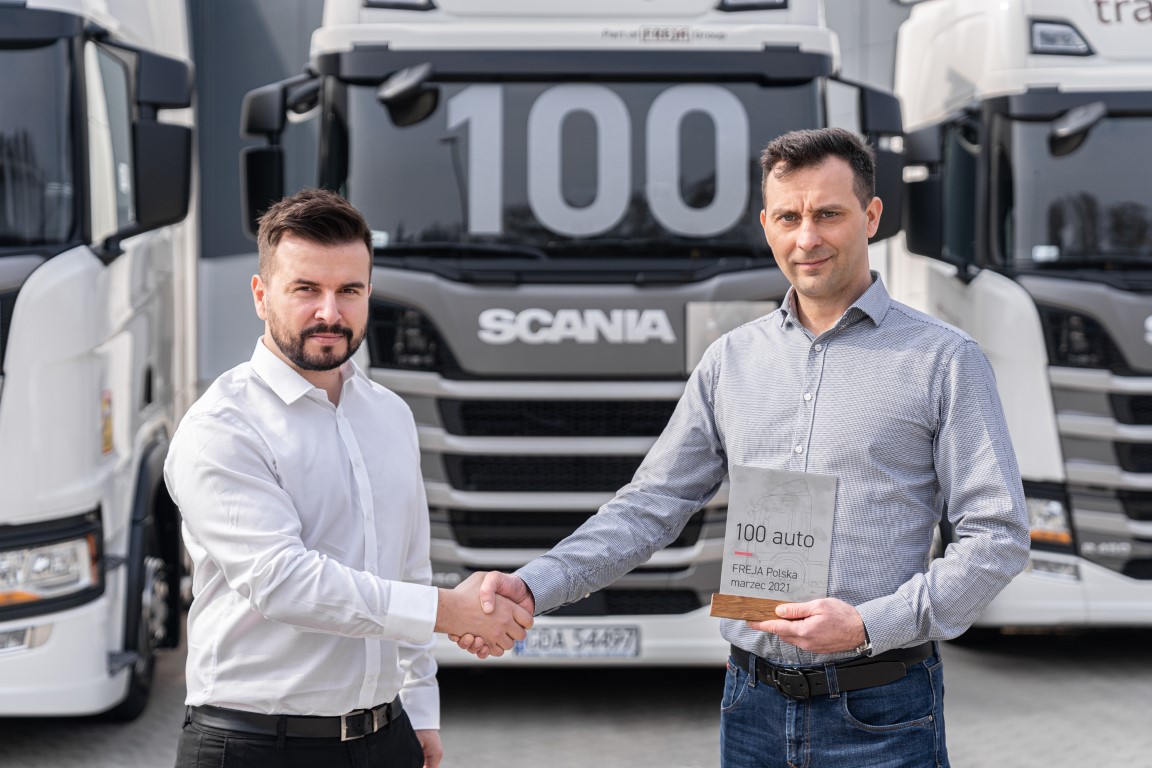 Setny samochód we flocie FREJA Polska Setny samochód we flocie FREJA Polska