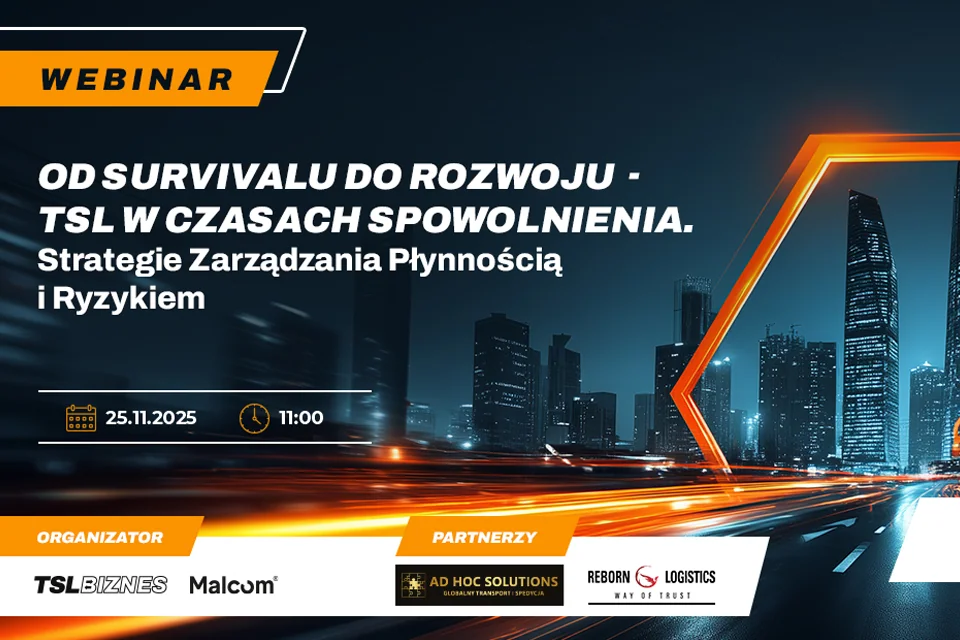 Zapraszamy na Webinar: Od Survivalu do Rozwoju – TSL w czasach spowolnienia. Strategie Zarządzania Płynnością i Ryzykiem Zapraszamy na Webinar: Od Survivalu do Rozwoju – TSL w czasach spowolnienia. Strategie Zarządzania Płynnością i Ryzykiem